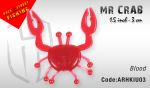 Силиконовые приманки HERAKLES Mr. CRAB (Blood)