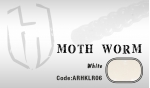 Силиконовые приманки HERAKLES MOTH WORM 1 цвет White