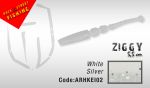 Силиконовые приманки HERAKLES ZIGGY 5,5cm (White Silver)