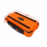 Коробка-раскладушка для мушек и мелочей, M, оранжевая, 16*9*4.5 см.
