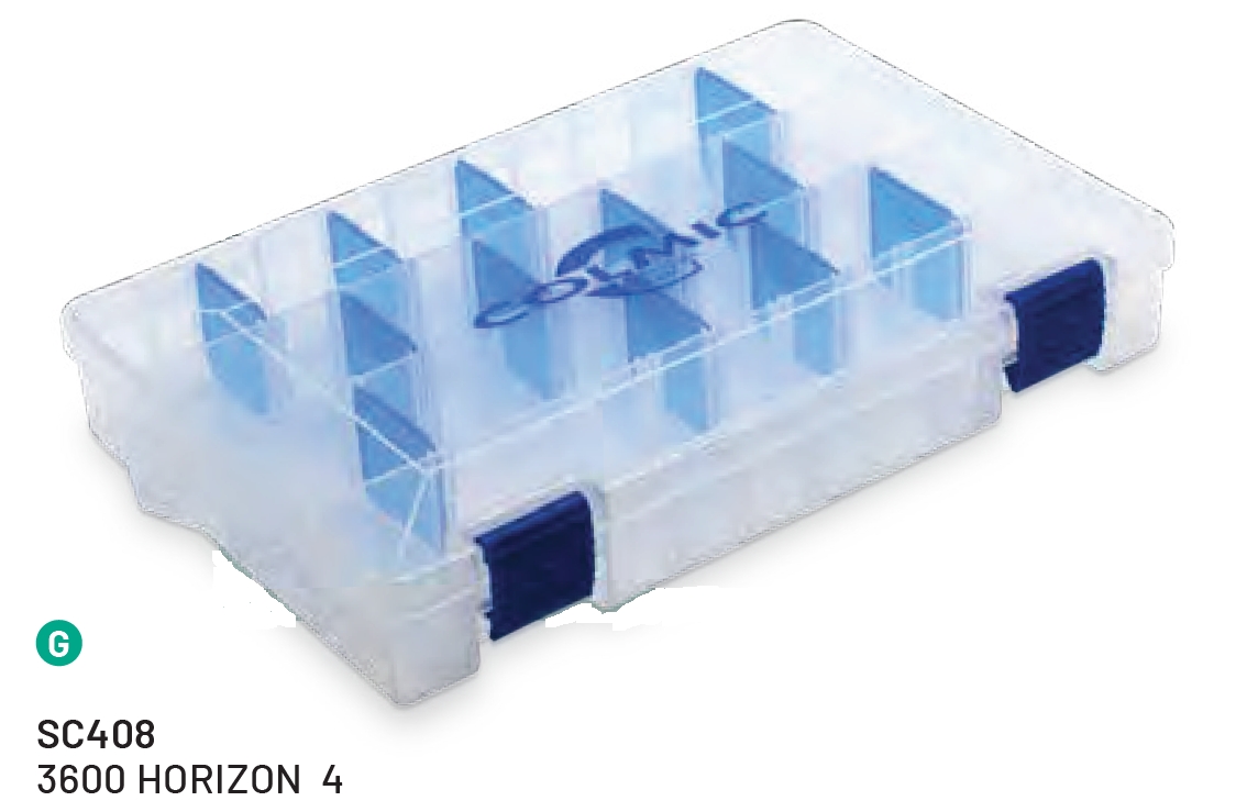 Коробка пластиковая Colmic 3600 Horizon-4 (H. 4,3cm) 275х180х43мм