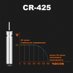 Батарейка литиевая для светящихся поплавков СR-425 3V