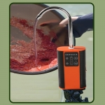 Портативный походный умывальник,герметичный корпус, диспенсер для воды, с подсветкой, оранжевый