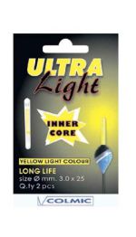 Светлячок COLMIC ULTRA LIGHT 2 шт.Ф-3.00 желт