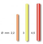 Антенны для поплавков Stonfo (Ф-4,5) красн,желт,20шт.