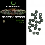 Бусина резиновая GARDNER 4mm GARDNER COVERT SAFETY BEADS GREEN (20шт) CSBG