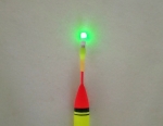 Электронный светлячок с креплением на антенну поплавка на батарейке CR-311, Белый, 2 шт.