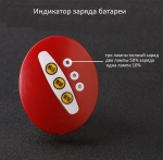 Интеллектуальный сенсорный налобный фонарик с креплением на козырек Красный