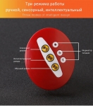 Интеллектуальный сенсорный налобный фонарь с креплением на козырек Красный