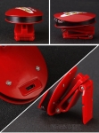Интеллектуальный сенсорный налобный фонарь с креплением на козырек Красный