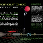 Клипса-застежка для грузил GARDNER DROP OUT CHOD SAFETY CLIPS (12шт) *NEW* DCSC