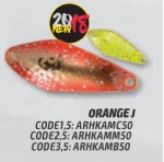 Колеблющаяся блесна HERAKLES AMMER 1,5g (Orange J)