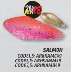 Колеблющаяся блесна HERAKLES AMMER  3,5 gr (Salmon)