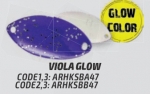 Колеблющаяся блесна HERAKLES SBAM 2,3g цвет Viola Glow
