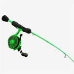 Комбо набор 13 Fishing Radioactive Pickle Ice Combo 25" MH - FF Ghost w/ NEW Line Window + Tickle Stick (Reel Seat) - Left Hand