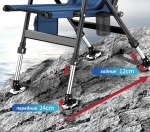 Кресло рыболовное Fishing chair темно-синее
