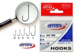 Крючки Artax AX-100, ROUND, NSB size - 10, (10 шт.)