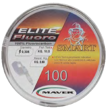 Леска Maver Elite Fluoro 100 м, 0.085 мм, 0.5кг