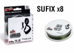 Леска плетеная Sufix X8 135 м PE 0,4/0,10мм 5кг зеленая