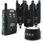 Набор сигнализаторов поклёвки SONIK SKS3+1ALARM+BIVVY LAMP SKS3+1ALARM