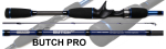 Спиннинг Aiko Butch Pro BTC 195MC  195cm, тест 12-42g, 12-25lb, e-fast, EVA, SiC, Im8, вес 134g, casting