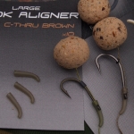 Трубка изогнутая для крючка GARDNER COVERT HOOK ALIGNER (S) C-THRU BLACK/SILT (10шт) *NEW* CHAS