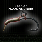 Трубка изогнутая для крючка GARDNER COVERT POP-UP HOOK ALIGNER (L) C-THRU BROWN (10шт) *NEW* CHAPBL