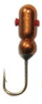 Тульская мормышка вольфрамовая Муравей медь вес 0.39гр., диа. 2.5мм