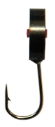 Тульская мормышка вольфрамовая Шайба чёрное серебро вес 0.46гр., диа. 4.5мм