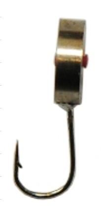Тульская мормышка вольфрамовая Шайба никель вес 0.85гр., диа. 6мм