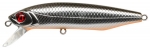 Воблер Pontoon21 Dexter Minnow 71S-SR цвет 051 Metallic HG Silver&Black OB RE